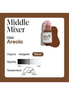 Perma Blend Areola Pigment – Middle Mixer 15M Pbmabm1/2Pbmabm1/2  - Image 2
