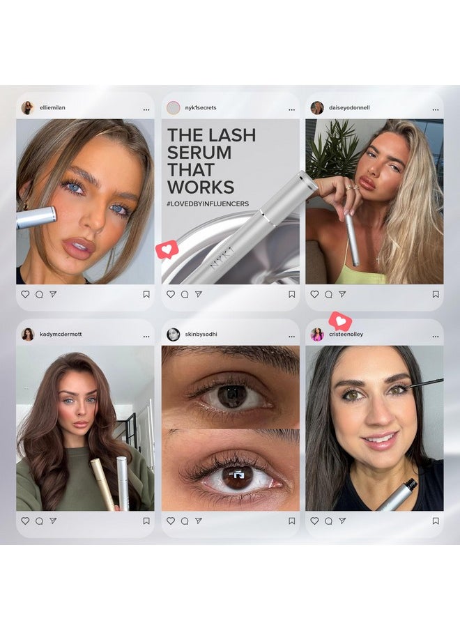 NYK1 - Volume Enhancing Lash Serum For Eyelash Growth (Xl - 8Ml) Lashforce Eyelash Serum To Grow Lashes Longer And Thicker Eyelash Growth Serum - Lash Growth Serum For Enhanced Eye Lash Serum Growth - Image 1