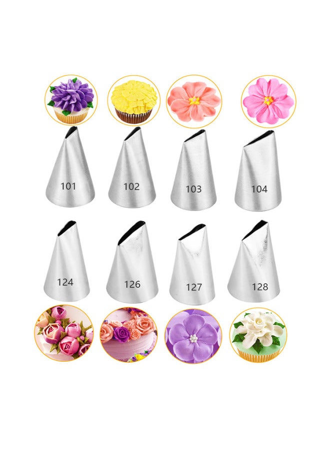 Stainless Steel Rose Piping Spout Bean Paste Petals Skirt Squeeze Spout Baking DIY Tool-Specifications:103 - Image 4