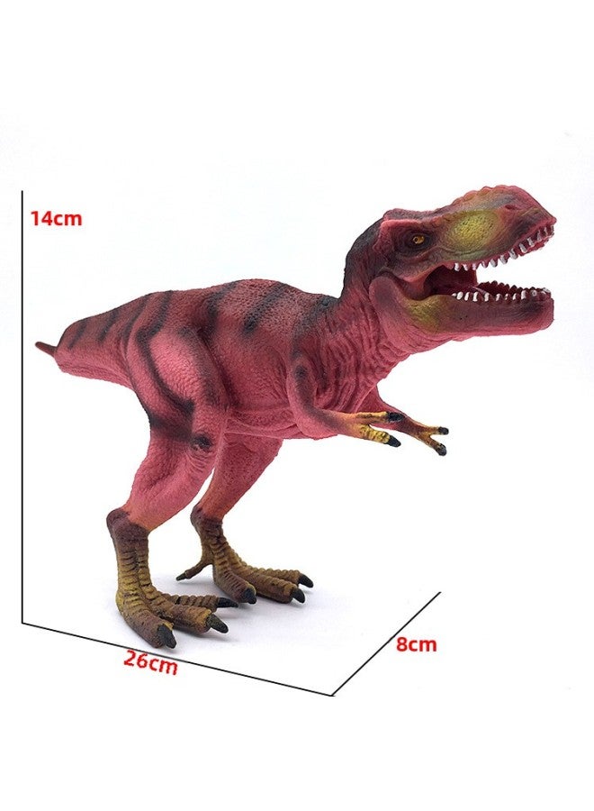 Solid Soft Glue Dinosaur Toy Simulation Dinosaur Model Animal Toy Mini-Color:Pterosaur + Xiu Elong [medium And Small]]