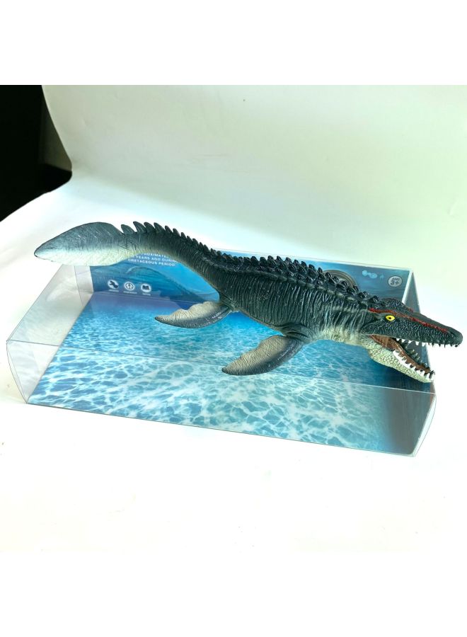 Solid Soft Glue Dinosaur Toy Simulation Dinosaur Model Animal Toy Mini-Color:Pterosaur + Xiu Elong [medium And Small]]