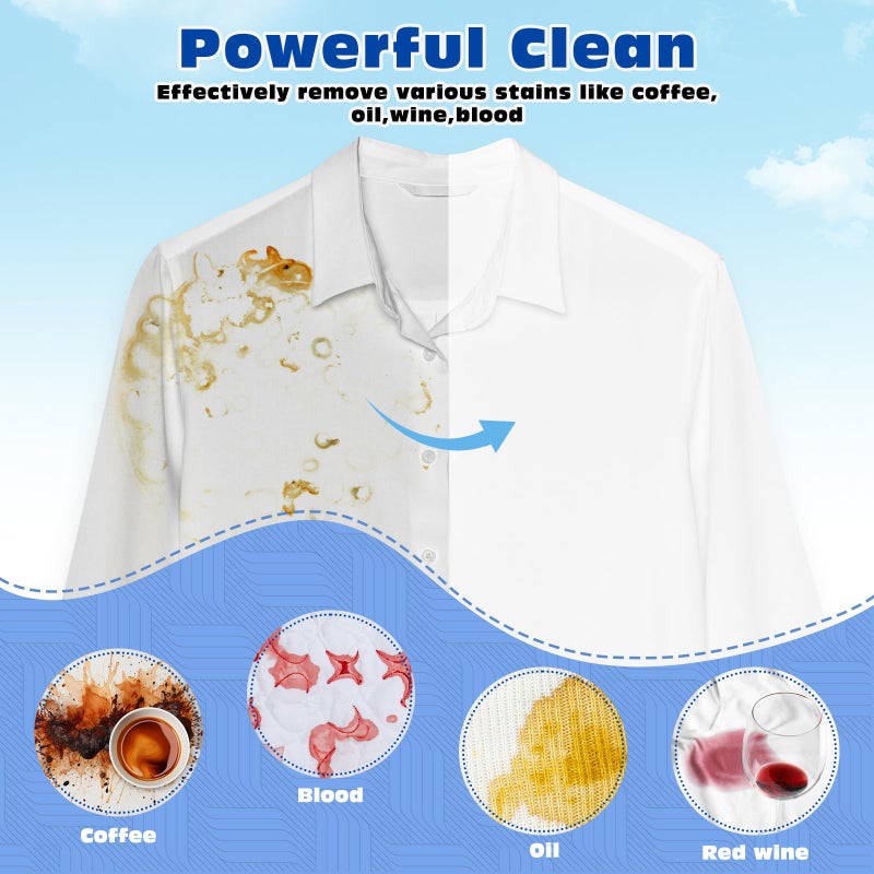 Navona 1000 Loads Mega Pack Laundry Detergent Sheets, Eco-friendly Laundry Sheets, Powerful Cleaning, Suitable for Homes, Dorms, and Apartments- [Fragrance-Free] - Image 3