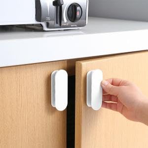 SUPVOX Supvox 6pcs Cabinet Door Knobs Easy SelfAdhesive Cabinet Door Knobs Drawer Knobs Plastic Closet Door Handles Dressing Table Drawer Handle Grips Sliding Window Grip Handles  - Image 5