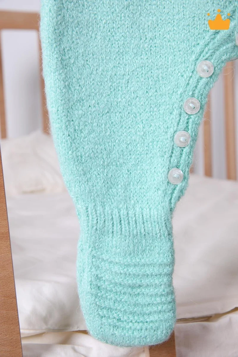 Baby Hola Babyhola New Year Special Costume Knitwear Jumpsuit with Booties Boy Girl Baby Child 11925