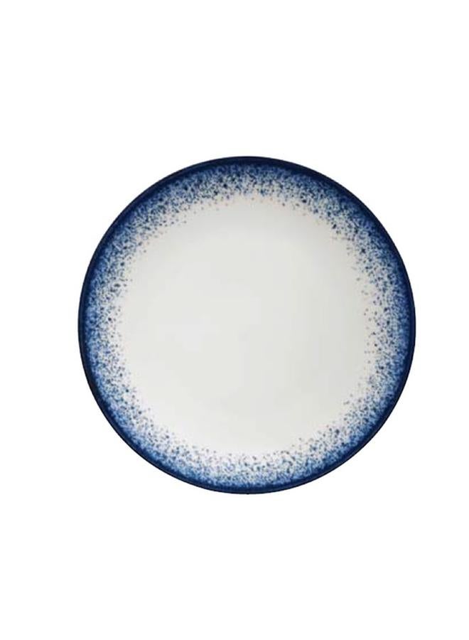 Kutahya Starry Dreams Porcelain Round Flat Dinner Plate White and Blue 17cm BNTS17DU890004