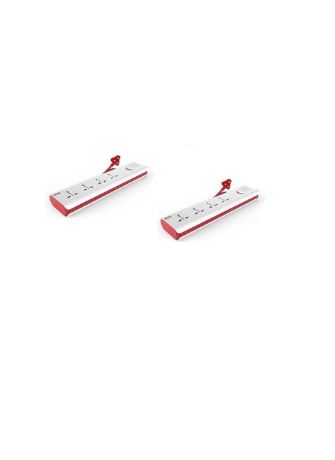 Book 4 1 Power Strip With Master Switch Electrical Multiple Plug International Sockets Extension Board Pack Of 2