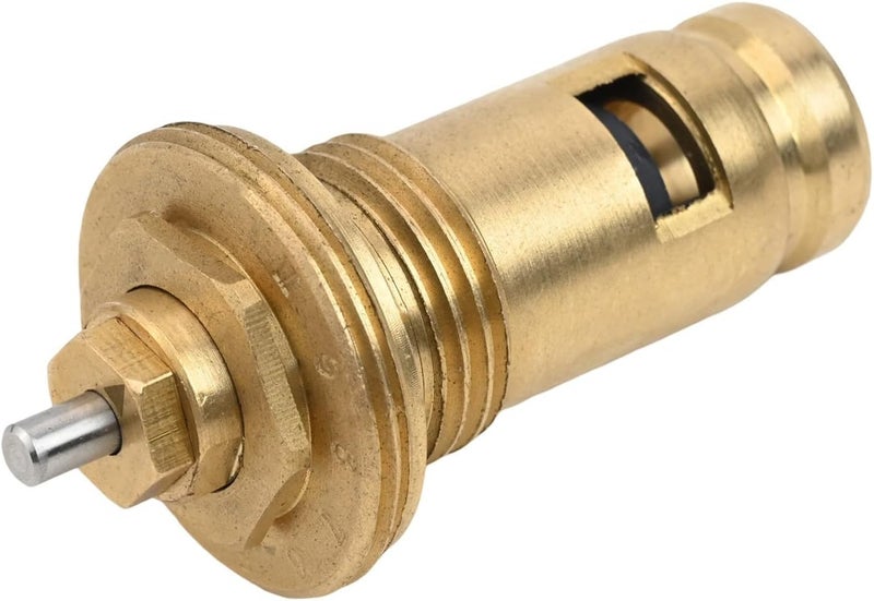 صمام مشعاع حراري M30 × 1.5، خرطوشة منظم حرارة بخيط G1/2 للتحكم الدقيق في التدفئة، قطعة استبدال نحاسية قابلة للضبط المسبق للمشعات المسطحة والتجميعات الملحومة - Image 1