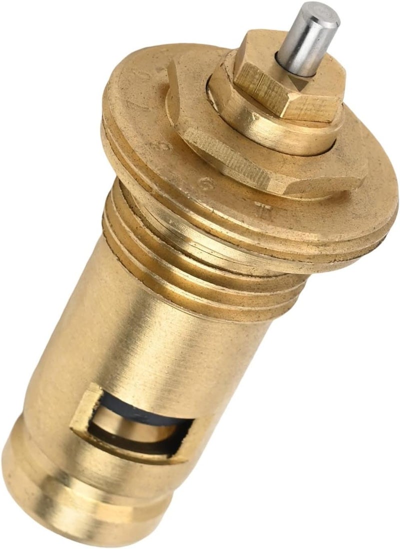 صمام مشعاع حراري M30 × 1.5، خرطوشة منظم حرارة بخيط G1/2 للتحكم الدقيق في التدفئة، قطعة استبدال نحاسية قابلة للضبط المسبق للمشعات المسطحة والتجميعات الملحومة - Image 3