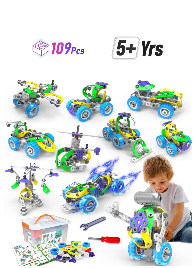 SYOSI Soft Building Blocks STEM Toys, Toys for 5 6 7 8 9 10+ Years Old Boys Birthday Gifts Educational Autistic Toy Building Set, STEM Projects for Kids Ages 5 to 12 Creative Learning Games  - Image 1