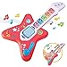 Hap-p-kid HAPPKID Magic Touch Guitar Toddler Light Up Music Toy with Volume Control Infant Touch Sensor Musical Instrument 3 Modes of Play Kids Toy Gifts for 12 18 24 Month 1 2 3 Year Old Boys Girls - Image 2