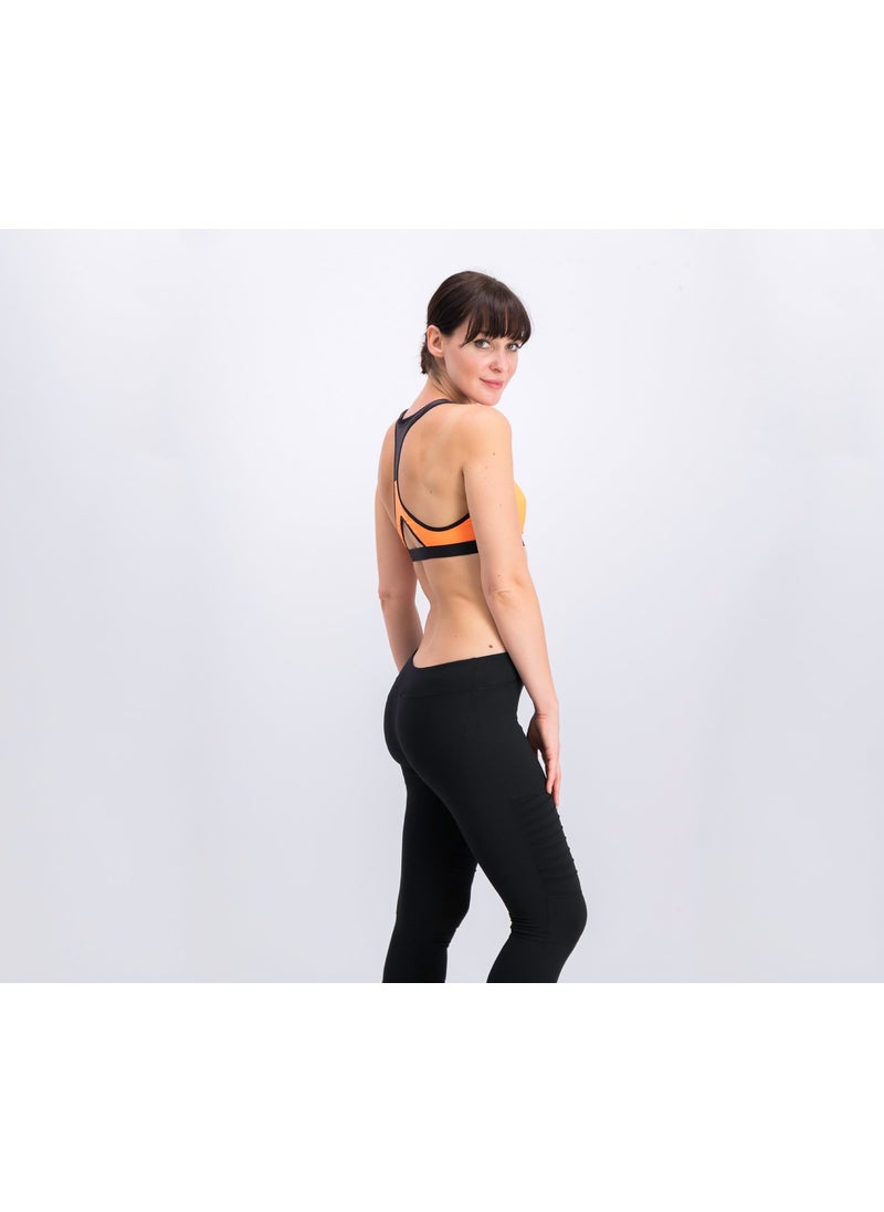 Reebok Womens Colorblock RCF Racer Bra, Elepea  - Image 2