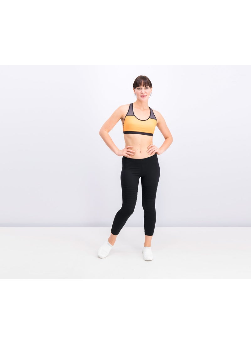 Reebok Womens Colorblock RCF Racer Bra, Elepea  - Image 4
