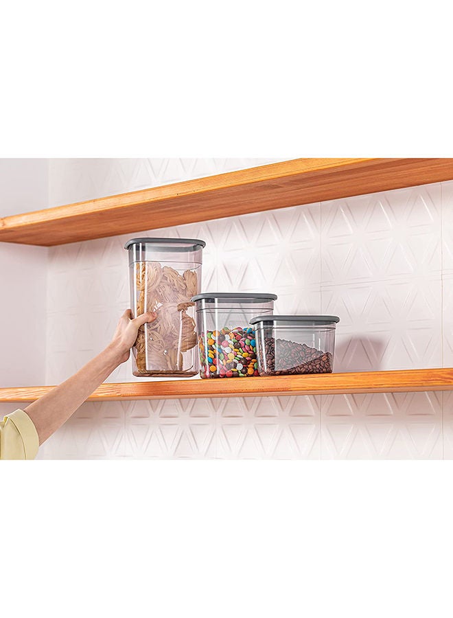 Orchid حاوية تخزين بلاستيكية مع غطاء من فولي لايف سعة 3200 مل - Image 2