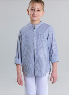 Pear Concept Kids Col Mao Linen Shirt  - Image 1