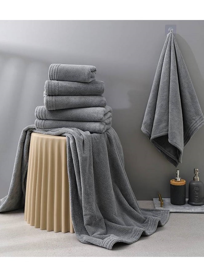 Reefi - Reefi Gray Large Towel (160×80 cm) - Image 1