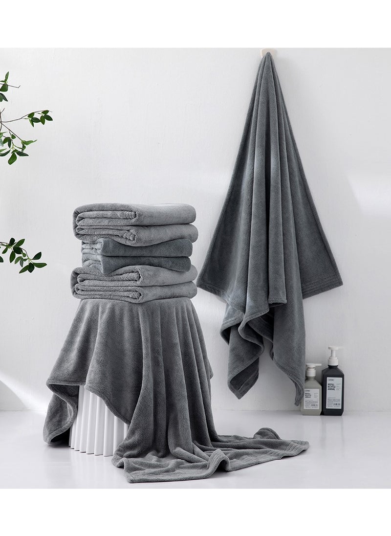 Reefi - Reefi Gray Large Towel (160×80 cm) - Image 1