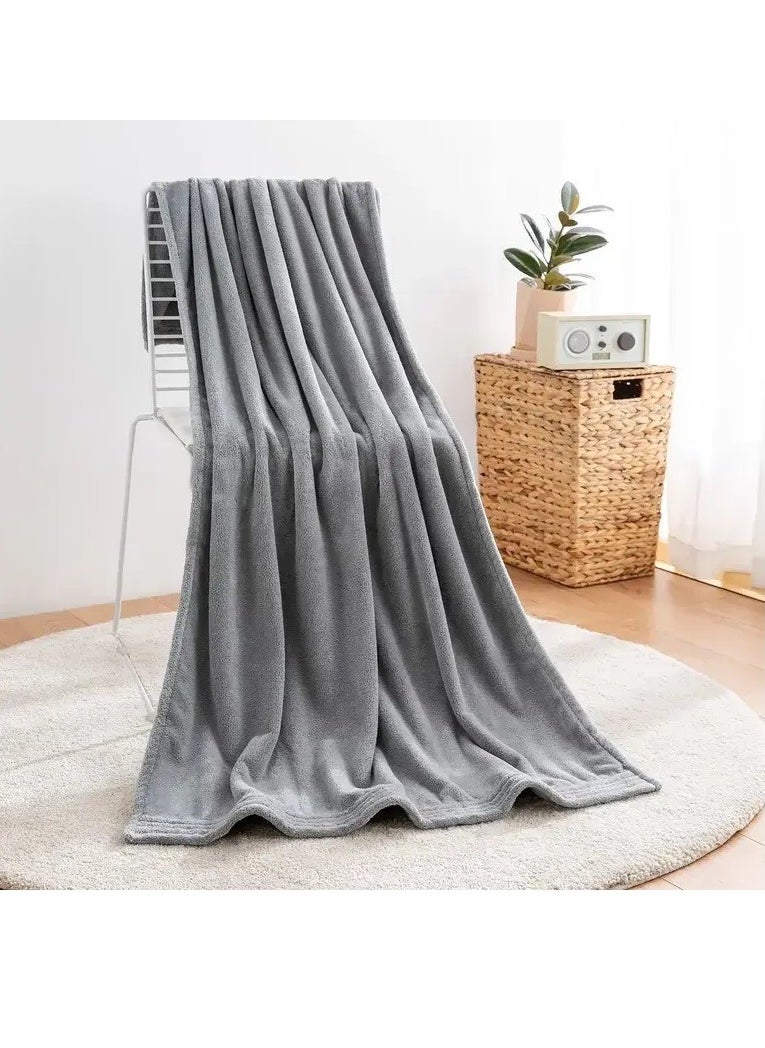 Reefi - Reefi Gray Large Towel (160×80 cm) - Image 1