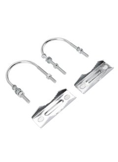 Thoraya Double Antenna Mast Clamp Kit Iron V Jaw Block with U Bolts Mast to Mast Mount Bracket Kit for Outdoor Antenna A  - Image 5