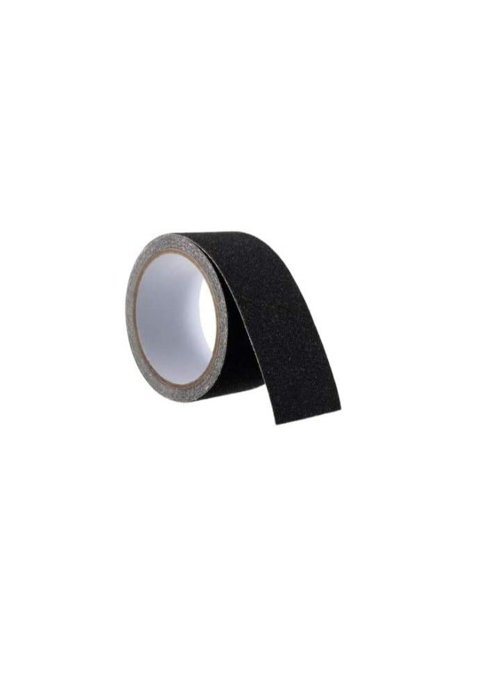Como Anti-Slip Stairs Tape Black, Anti Slip Grip Tape, Non-Slip Traction Tapes, 1"x18M - Image 1