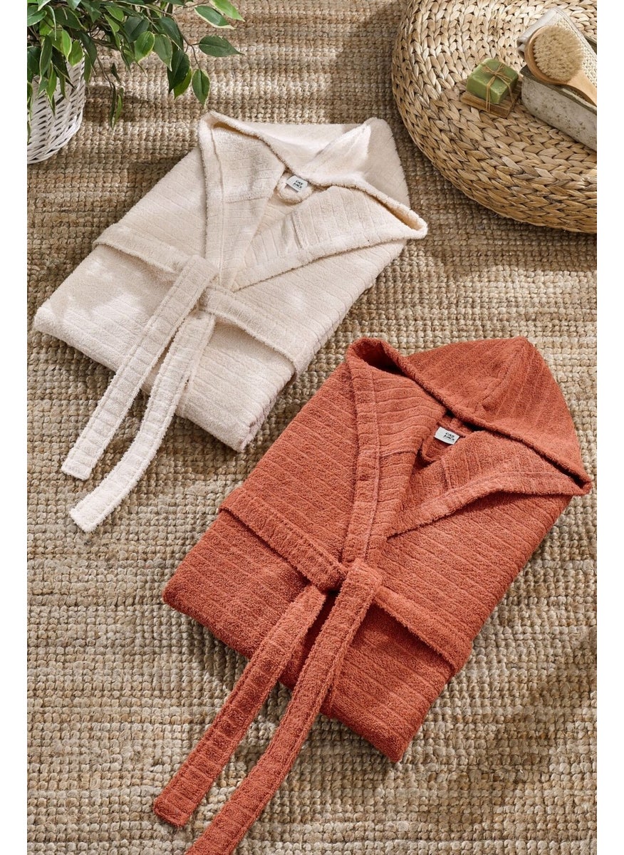 Casnack Quina 2-Piece Hooded Oversize Bathrobe Set  - Image 2