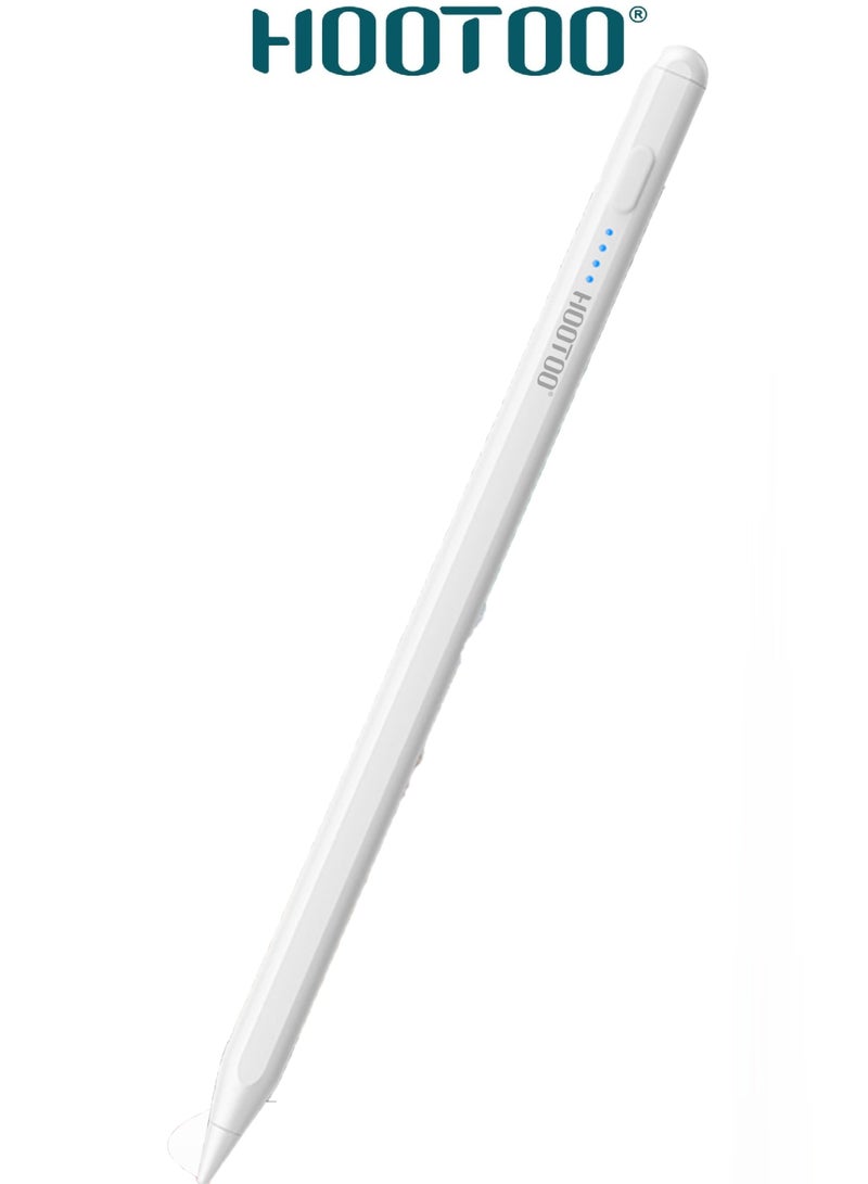 هوتو قلم ايباد بتكنولوجية الاستشعار النشط يدعم راحة اليد. قلم تابلت بوقت عمل حتى 8 ساعات. قلم ستايلس بمغناطيس قابل لتثبيت (لا يدعم الشحن اللاسلكي). اقلام ايباد بمنفذ شحن تايب سي. قلم ايباد الجيل 11، قلم ايباد الجيل العاشر، قلم ايباد a16، قلم ايباد الجيل التاسع،قلم ايباد سامسونج والعديد من الاجهزة المدعومة. - Image 1