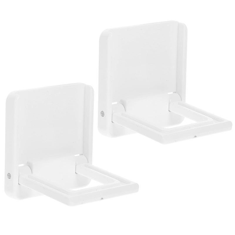 2 Pcs Modern Self Adhesive Square Cabinet Handles For Wardrobe Glass Doors Safety Folding Pulls Protection Stick On Kitchen Drawer Pull Replacements - Image 2