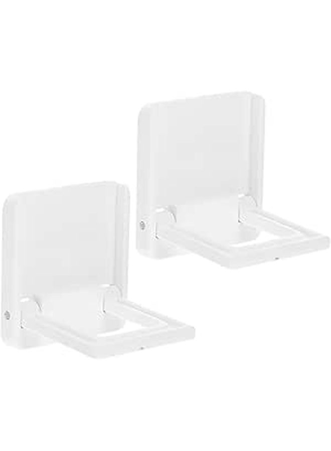2 Pcs Modern Self Adhesive Square Cabinet Handles For Wardrobe Glass Doors Safety Folding Pulls Protection Stick On Kitchen Drawer Pull Replacements - Image 1
