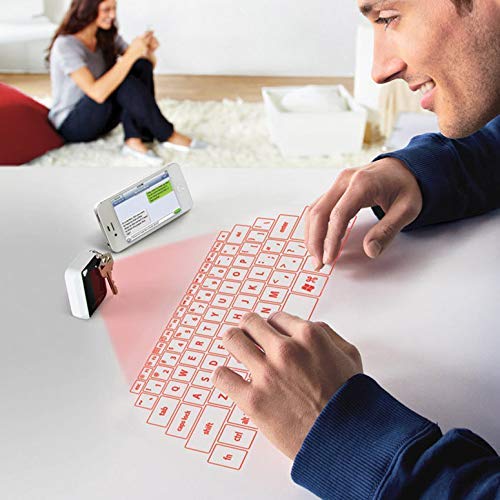 AGS Laser Projection Bluetooth Virtual Keyboard & Mouse for iPhone, Ipad, Smartphone and Tablets - Image 5