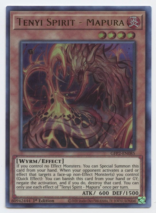 Tenyi Spirit - Mapura - GFP2-EN085 - Ultra Rare - 1st Edition