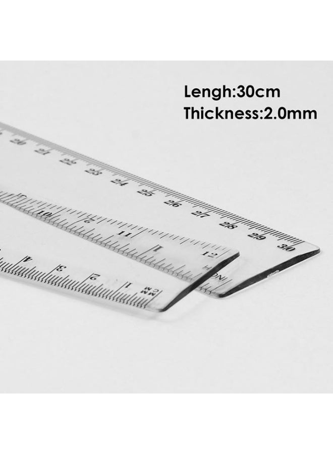 Foska Plastic Ruler 30x3.8 cm - Image 4