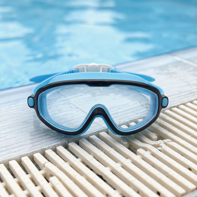 Pool Beach Snorkeling Water Play Kids Swim Goggles Wide Fit Anti Fog Leak Proof Silicone Seal Soft Comfort Fit - Image 2