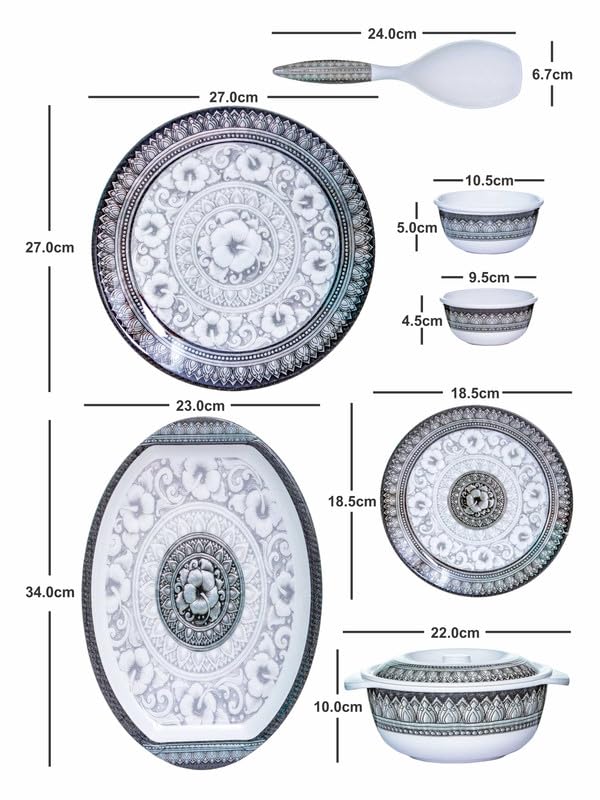 Servewell Dinner Set 31 pc Urmi Antique - Image 3
