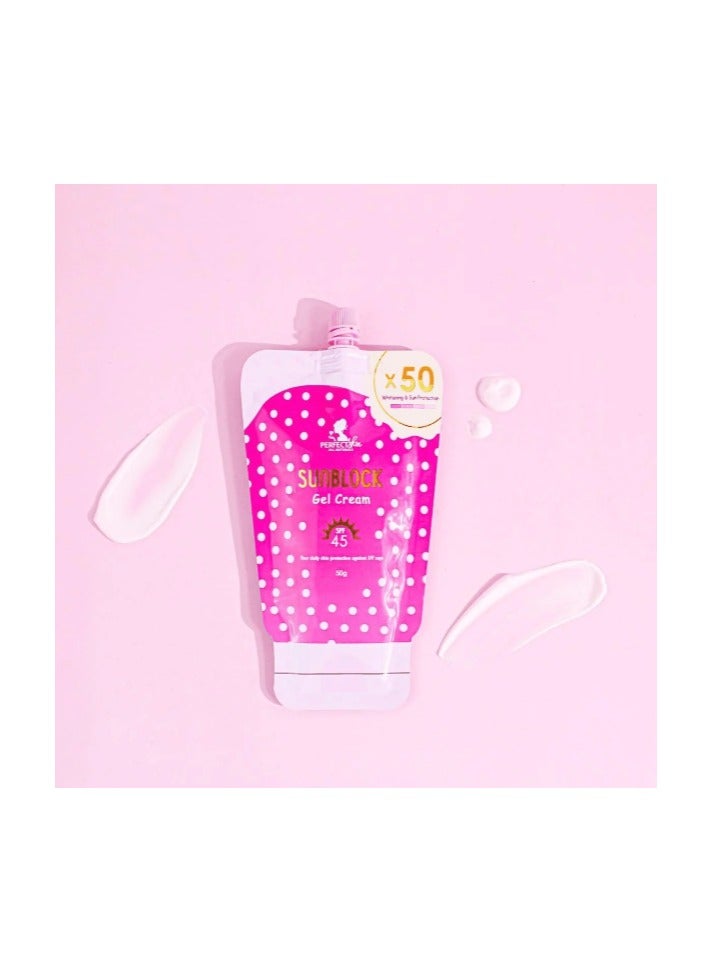 Perfect skin new packing sunblock 50g spf45 - Image 3