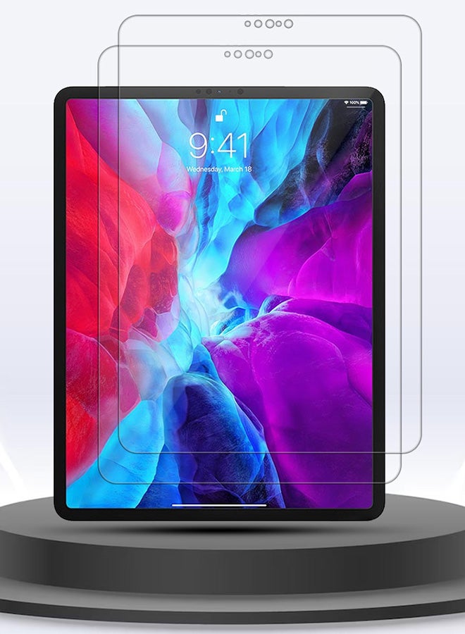 CATANES 2 Packs For Apple iPad Pro 12.9 2020 Screen Protector 9H Hardness Tempered Glass Scratch Resistant HD Display Screen Protector - Image 3
