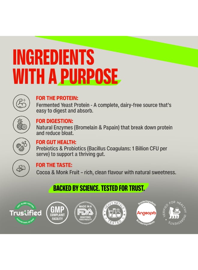SuperYou PROs- Unflavour Fermented Yeast Protein Powder 1Kg - Image 5