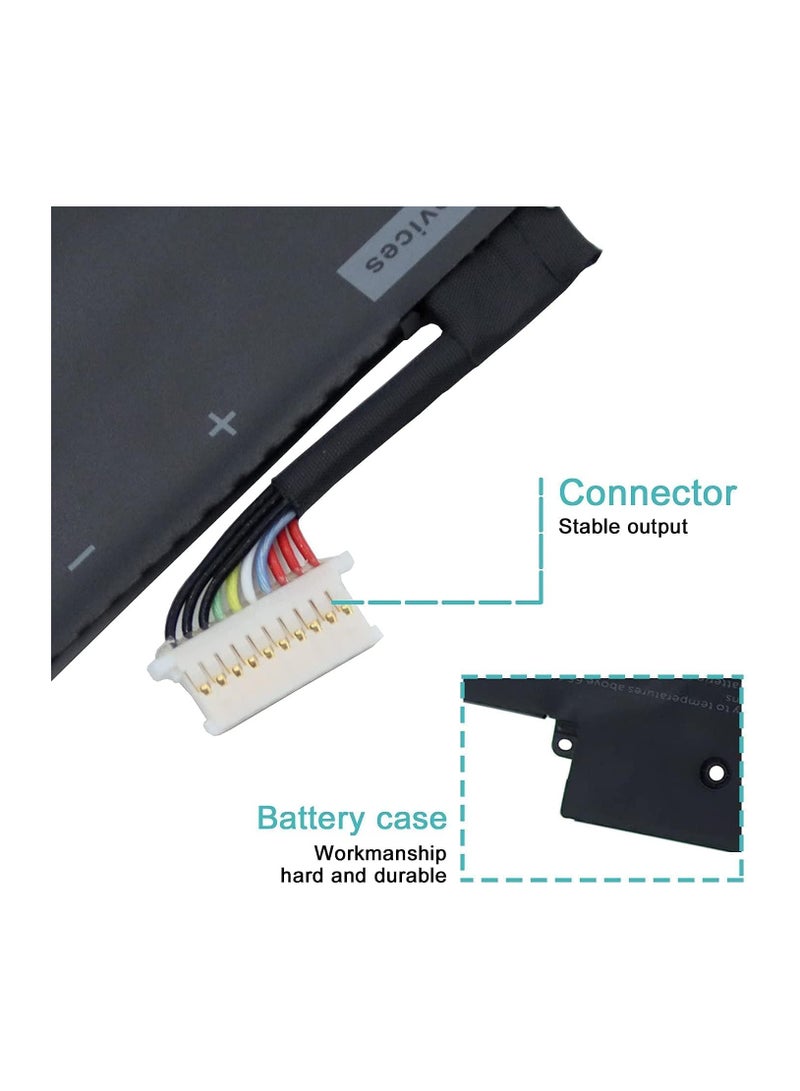 battery For XCNR3 Compatible for Dell Latitude 13 7370 Series P63NY 0XCNR3 WY7CG MH25J 7.6V 34Wh 4250mAh 4-Cells - Image 5