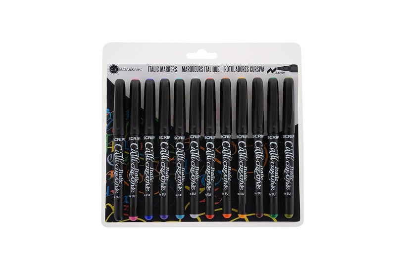 Manuscript Pen Manuscript Calli-Creative Markers, 3.6mm, 12-Pack - Image 1
