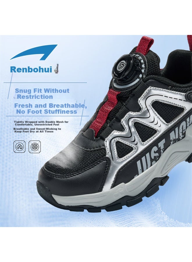 7-pe Boys' Sports Shoes Children's Breathable Mesh Casual Shoes  Spring New Boys' Running Shoes - Image 1
