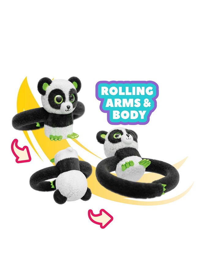 EOLO Party Pets Panda - Electronic Feature Plush - It Moves, Reacts To Sound, Dances, Rolls, Repeats What You Say - Try Me Window Box - Image 2