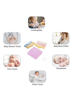 Generic Cotton Terry Baby Towels – (5 Pieces) Multi-Purpose  - Image 3