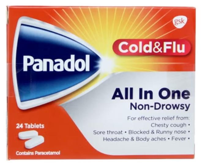 Cold And Flu All In One 24 Tablets