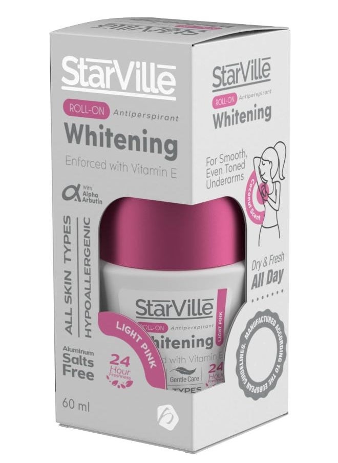 starville - Starville Roll On Whitening light Pink 60 ML - Image 1