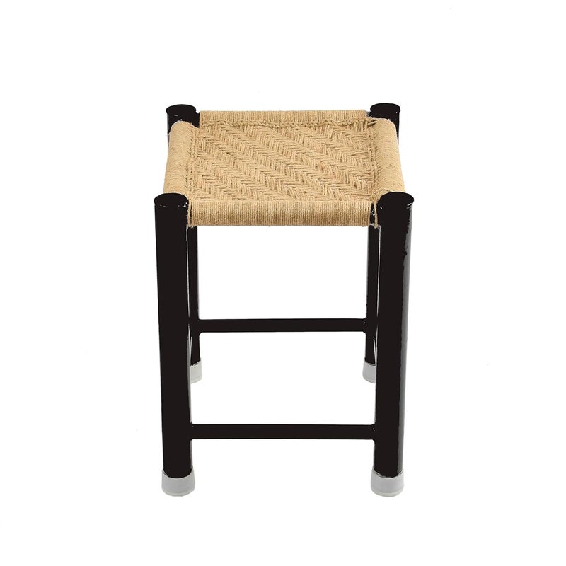 Anamika Pidha Medium Traditional Handicraft Pida Mudaa Chowki Pidha Sitting Stool Hand Wooven with Colorful Cotton Threads Ideal for Sitting 42 X 42 X 32 in Size Model Number3 - Image 4