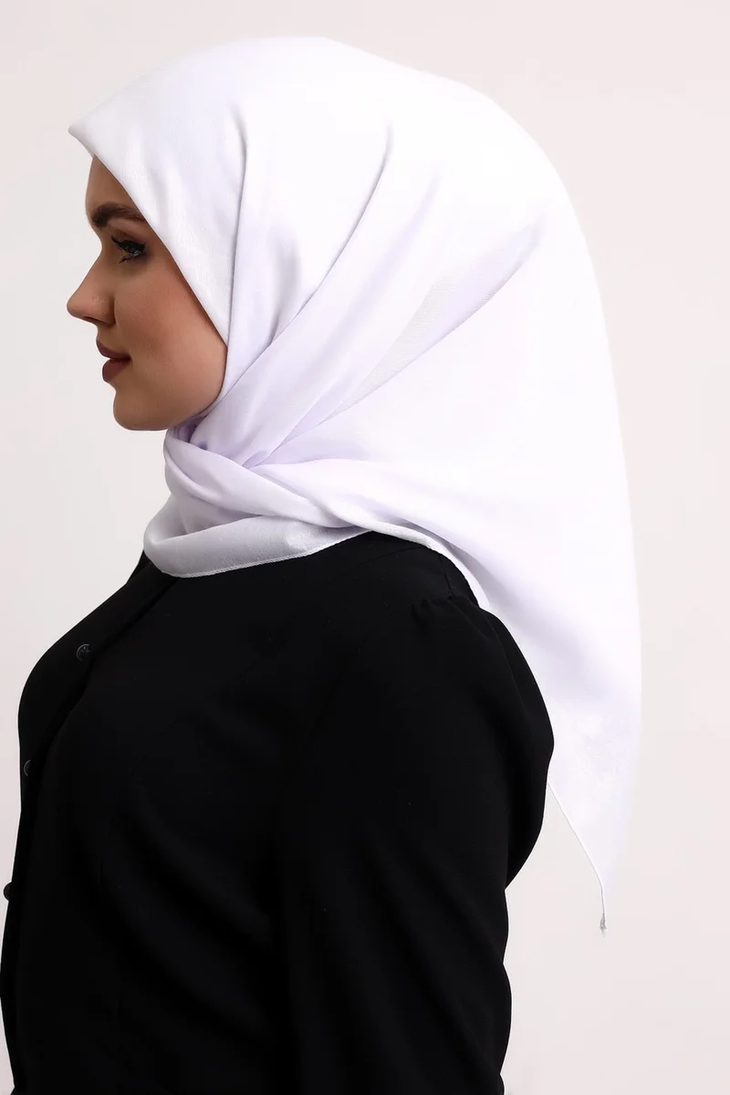 ايهفان اونلاين Kofra Patterned Head Scarf - White