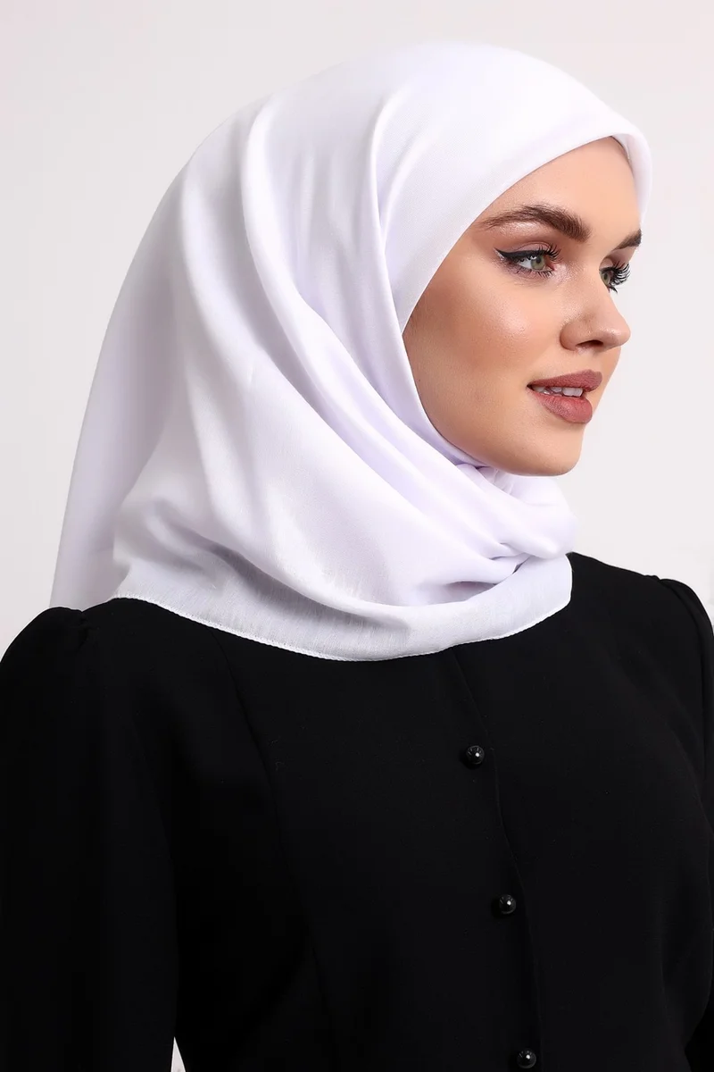 ايهفان اونلاين Kofra Patterned Head Scarf - White