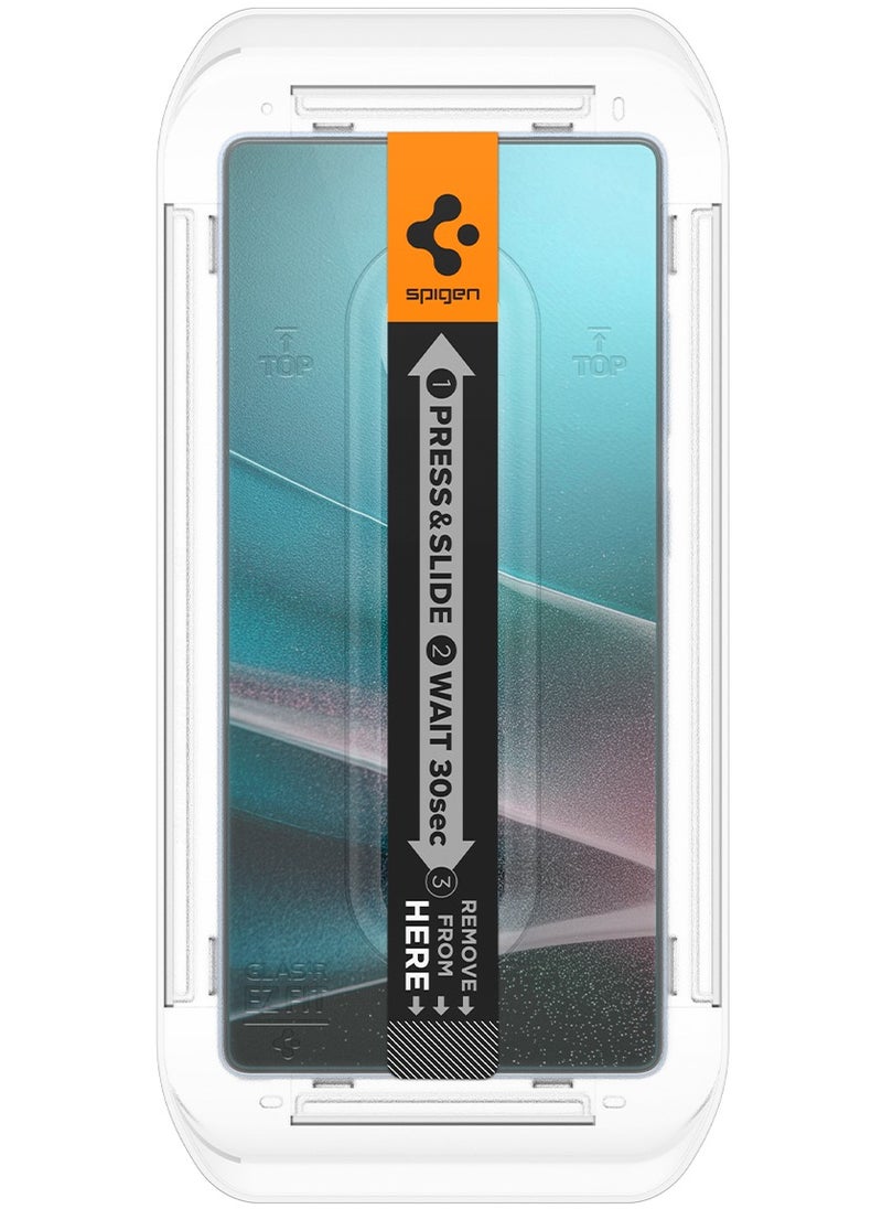 Spigen - GLAStR EZ Fit HD for Samsung Galaxy S25 ULTRA Tempered Glass Screen Protector [2 PACK] with Easy Install Tray - Image 1