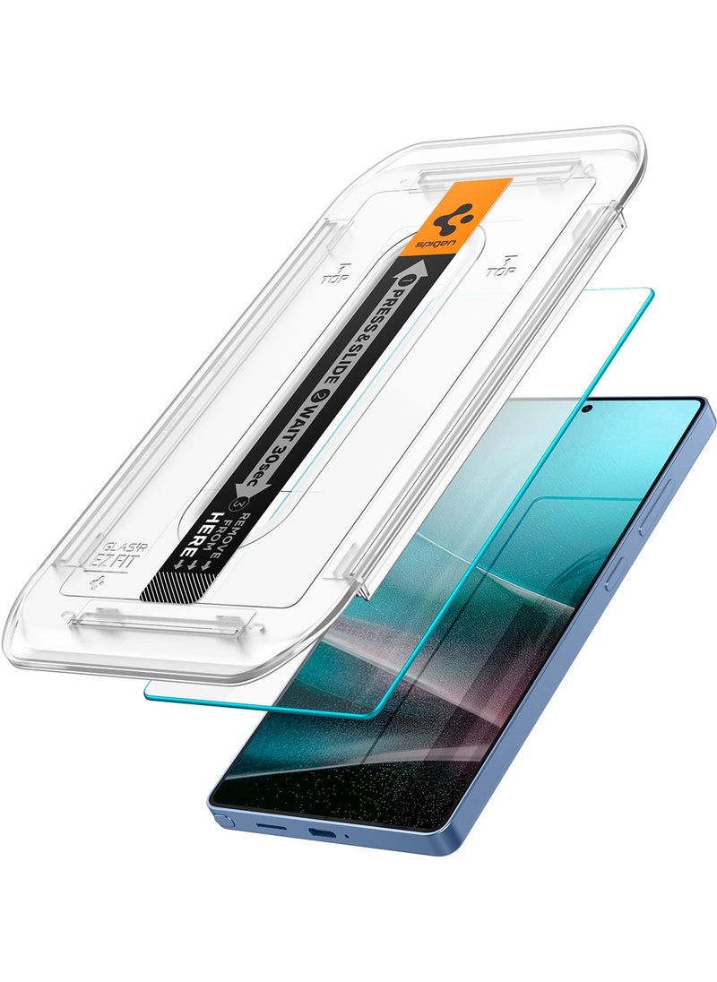 Spigen - GLAStR EZ Fit HD for Samsung Galaxy S25 ULTRA Tempered Glass Screen Protector [2 PACK] with Easy Install Tray - Image 1