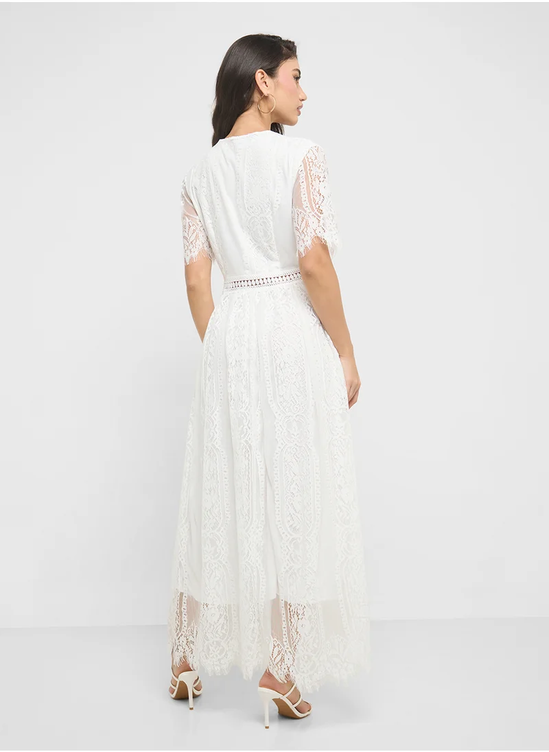 ELLA A-Line Lace Dress