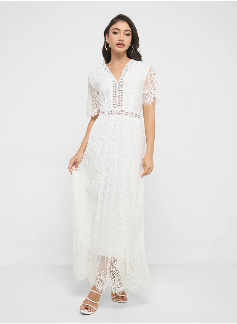 ELLA A-Line Lace Dress