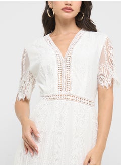 ELLA A-Line Lace Dress  - Image 3